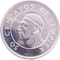 Монета Гондурас 50 сентаво 2016