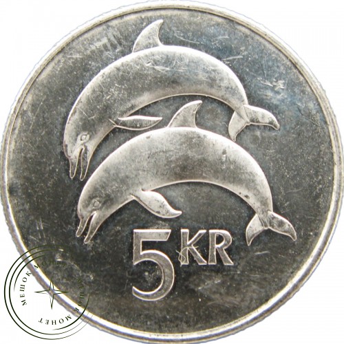 Исландия 5 крон 1996 — 90621414-9