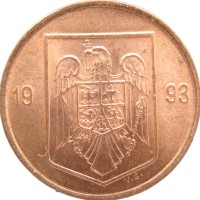 Монета Румыния 1 лей 1993