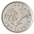 Бермудские острова 10 центов 1999