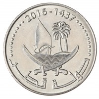 Монета Катар 25 дирхам 2016
