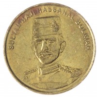 Монета Бруней 1 сен 2011