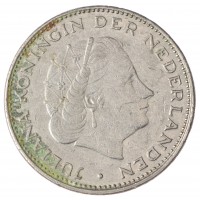 Нидерланды 2 1/2 гульдена 1971