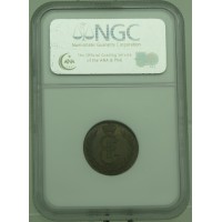 Монета 1 деньга 1775 КМ