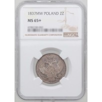 Монета 2 злотых, 1837 MW