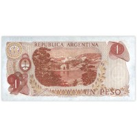 Банкнота Аргентина 1 песо 1970