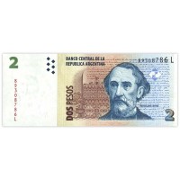 Банкнота Аргентина 2 песо 2010