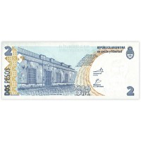 Банкнота Аргентина 2 песо 2010