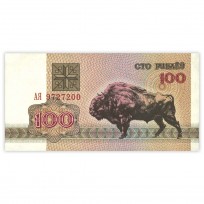 Банкнота Беларусь 100 рублей 1992