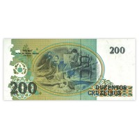Банкнота Бразилия 200 крузейро 1990