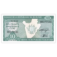 Бурунди 10 франков 1997