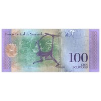 Банкнота Венесуэла 100 боливар 2018