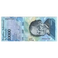 Банкнота Венесуэла 10000 боливар 2017