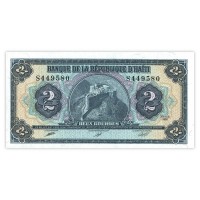 Банкнота Гаити 2 гурда 1990