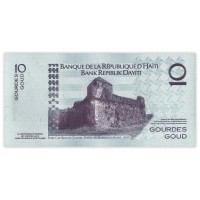 Банкнота Гаити 10 гурд 2016
