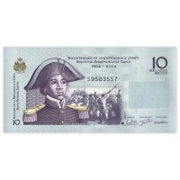 Банкнота Гаити 10 гурд 2016