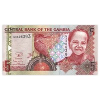 Банкнота Гамбия 5 даласи 2013