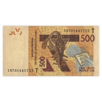 Западная Африка 500 франков 2018