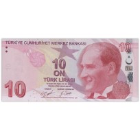 Банкнота Турция 10 лир 2009