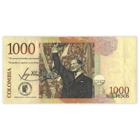 Банкнота Колумбия 1000 песо 2016