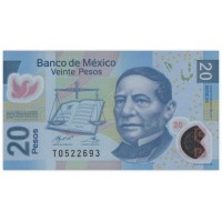 Банкнота Мексика 20 песо 2017