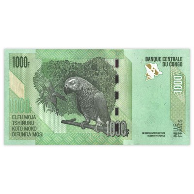 Банкнота Конго 1000 франков 2013
