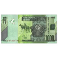 Банкнота Конго 1000 франков 2013