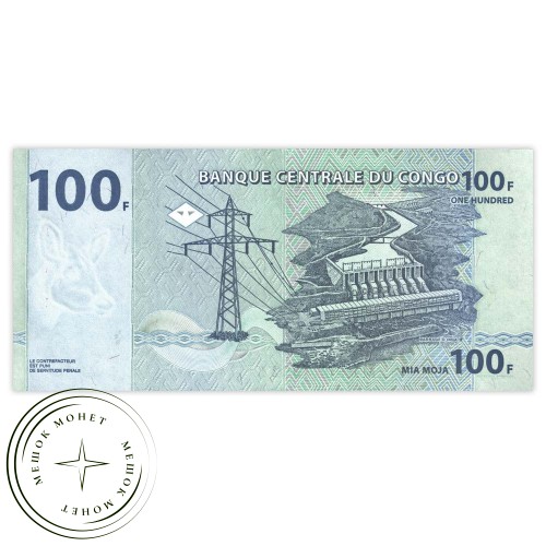 Конго 100 франков 2007 — 937029955