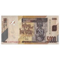 Банкнота Конго 5000 франков 2020
