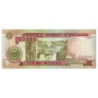 Банкнота Мозамбик 100000 метикал 1993