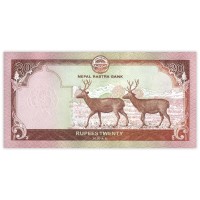 Банкнота Непал 20 рупий 2020