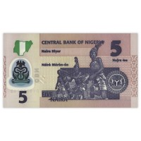 Банкнота Нигерия 5 найра 2018