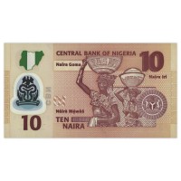 Банкнота Нигерия 10 найра 2016