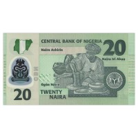 Банкнота Нигерия 20 найра 2019