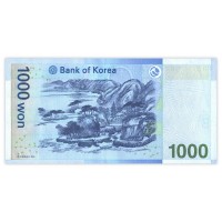 Банкнота Южная Корея 1000 вон 2007