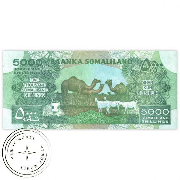 Сомалиленд 5000 шиллингов 2011