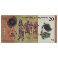 Банкнота Никарагуа 20 кордоб 2014