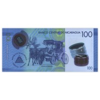 Банкнота Никарагуа 100 кордоб 2014