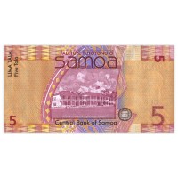 Банкнота Самоа 5 тала 2008