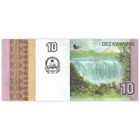 Банкнота Ангола 10 кванза 2012