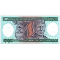Банкнота Бразилия 200 крузейро 1981