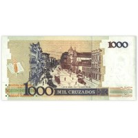 Банкнота Бразилия 1000 крузейро 1988