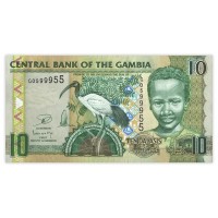 Банкнота Гамбия 10 даласи 2013