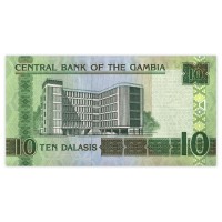 Банкнота Гамбия 10 даласи 2013
