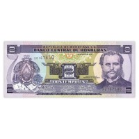 Банкнота Гондурас 2 лемпиры 2010