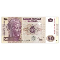 Банкнота Конго 50 франков 2013