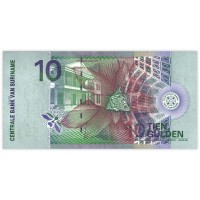 Банкнота Суринам 10 гульденов 2000