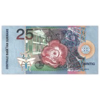 Банкнота Суринам 25 гульденов 2000