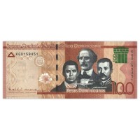 Банкнота Доминиканская республика 100 песо 2017