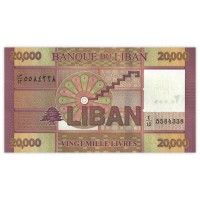 Банкнота Ливан 20000 ливров 2019
